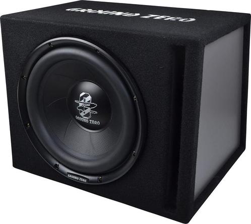 Ground Zero actieve 12 Inch subwoofer 300 Watt, Auto diversen, Autospeakers, Nieuw, Ophalen of Verzenden