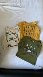 Drie T-shirts lange mouwen maat 80 Zeeman, Kinderen en Baby's, Babykleding | Maat 80, Shirtje of Longsleeve, Ophalen of Verzenden
