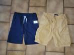 short jongen NIEUW maat 128 donkerblauw + zandkleurige short, Kinderen en Baby's, Kinderkleding | Maat 128, Ophalen of Verzenden