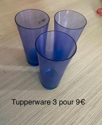 Tupperware bekers 3 stuks beschikbaar voor biedingen
