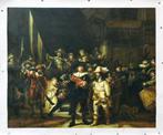 Prachtig nageschilderde Nachtwacht van Rembrandt, Antiek en Kunst, Verzenden