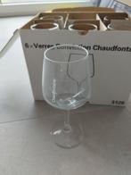 12 glazen van Chaudfontaine, Ophalen of Verzenden, Zo goed als nieuw