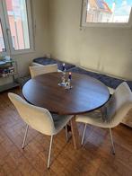 Vintage Ronde Eetkamertafel, Huis en Inrichting, Ophalen, Gebruikt, Rond