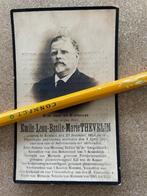 Kemmel Emile THEVELIN Notaris Mesen en + Poperinge 1923, Ophalen of Verzenden, Bidprentje