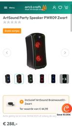 Nieuwe Draadloze party speaker artsound pwr09, Ophalen, Nieuw, 120 watt of meer, Overige merken