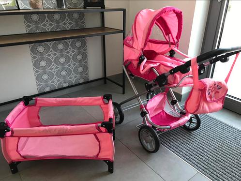 Buggy en reisbedje voor poppen, Kinderen en Baby's, Speelgoed | Poppen, Gebruikt, Overige typen, Ophalen