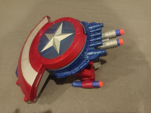 Captain America Shield nerf blaster, Kinderen en Baby's, Speelgoed | Buiten | Actiespeelgoed, Zo goed als nieuw, Ophalen of Verzenden