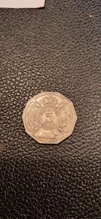 #1#  Tanzania 5 shilling 1972, Postzegels en Munten, Munten | Afrika, Ophalen of Verzenden, Tanzania