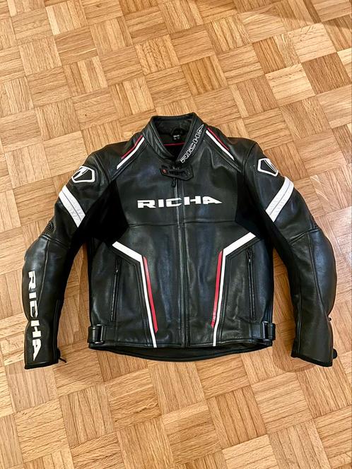 Richa Assen leren motorjas maat M (D 52), Motoren, Kleding | Motorkleding, Jas | leer, Heren, Nieuw zonder kaartje, Ophalen