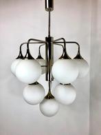 SA Boulanger chrome luster, Huis en Inrichting, Ophalen, Gebruikt, Vintage mid century modern, Glas