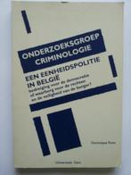 👮Eenheidspolitie in België bedreiging voor de democratie 👮, Boeken, Studieboeken en Cursussen, Dominique Roos, Gelezen, Ophalen of Verzenden