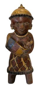 Afrikaans beeld van Moeder en kind., Antiek en Kunst, Kunst | Beelden en Houtsnijwerken, Ophalen of Verzenden
