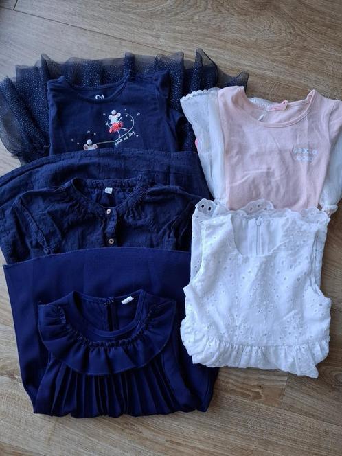 Pakket kleedjes zomer/tussenseizoen maat 104/110, Kinderen en Baby's, Kinderkleding | Maat 104, Zo goed als nieuw, Meisje, Jurk of Rok