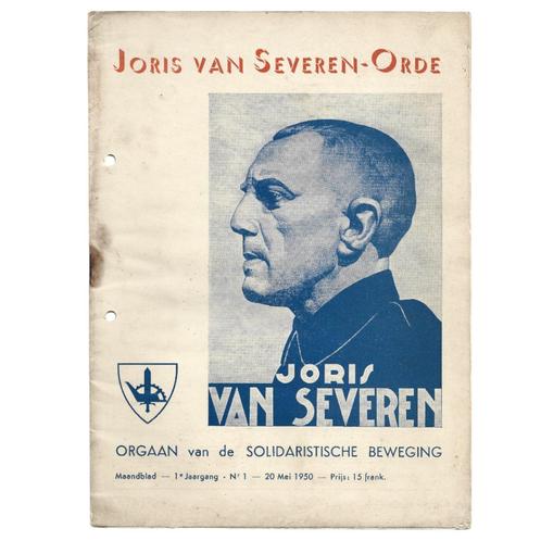 Joris van Severen-orde - 1e Jaargang Nr. 1, Verzamelen, Militaria | Tweede Wereldoorlog, Overige soorten, Boek of Tijdschrift