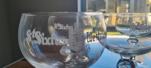 6 Oude Trappist glazen., Verzamelen, Glas en Drinkglazen, Ophalen