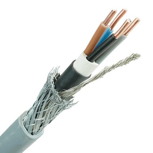 Grondkabel 10.5Mt. YMVKas 4x4+Aarde = EXVB Eca 5G4 mm², Doe-het-zelf en Bouw, Elektriciteit en Kabels, Nieuw, Ophalen of Verzenden