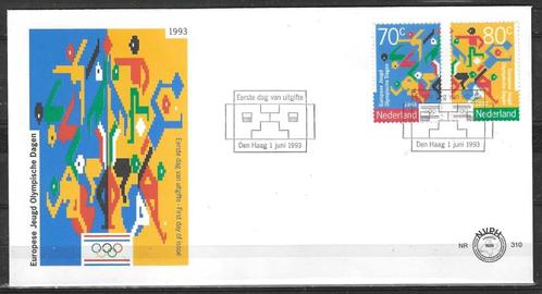 Nederland 1993 - Yvert 1443-1444 - F.D.C. NVPH 310 (ST), Timbres & Monnaies, Timbres | Pays-Bas, Affranchi, Envoi