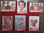 Zijden stickers Samo Chips x 6 Super 30 Joepie 1981, Verzamelen, Verzenden, Gebruikt, Film, Tv of Omroep