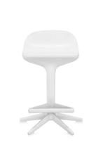 KARTELL Spoon Spoon Kruk, in hoogte verstelbaar, wit, Huis en Inrichting, 1 kruk, Ophalen, Gebruikt, Draaibaar