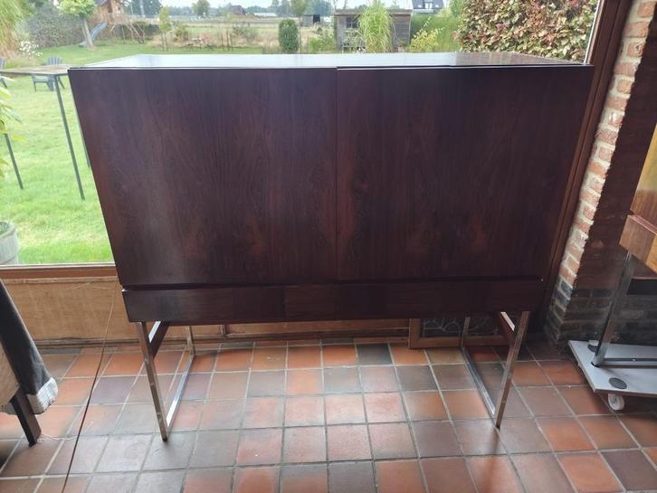 Midcentury barkast, meubelfabriek Aurore 1960, Huis en Inrichting, Kasten | Wandmeubels, Gebruikt, 100 tot 150 cm, Minder dan 150 cm