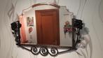Ancien miroir fer forgé main, Ophalen, Rechthoekig, 50 tot 100 cm, Minder dan 100 cm