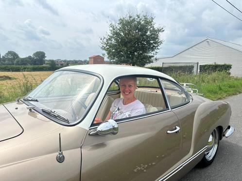 VW Karmann Ghia 1965 In Nieuwstaat, Auto's, Volkswagen, Particulier, Overige modellen, Lederen bekleding, Metaalkleur, Benzine