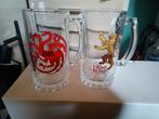 Game of thrones bierglazen Set, Ophalen of Verzenden, Zo goed als nieuw, Bierglas