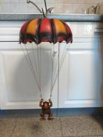 Vintage Clown met parachut in kunststof, Enlèvement ou Envoi
