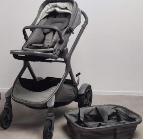 kinderwagen Nuna Demi Grow + draagmand - Threaded, Kinderen en Baby's, Kinderwagens en Combinaties, Zo goed als nieuw, Kinderwagen