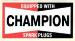 Champion Spark Plugs sticker #13