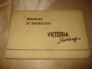 VICTORIA SWING Ancien Manuel d'Entretien, Motoren, Handleidingen en Instructieboekjes, Ophalen of Verzenden, Overige merken