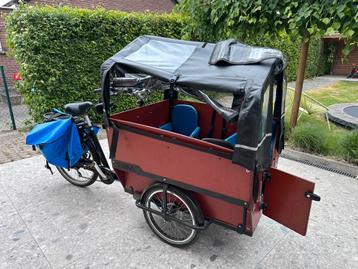 Babboe elektr bakfiets 6-zitter met extra’s! 2,5j oud. 642km, 4 kinderen of meer, Elektrisch, Zo goed als nieuw, Ophalen