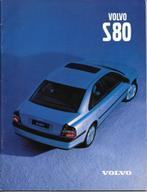 VOLVO S80,  1999, Boeken, Auto's | Folders en Tijdschriften, Ophalen of Verzenden, Zo goed als nieuw, Volvo