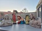 5 heiligen beelden gips, Antiek en Kunst, Ophalen