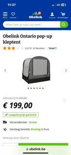 Pop-up kleptent tent koffer auto Obelink Ontario, Caravans en Kamperen, Tenten, Ophalen, Nieuw