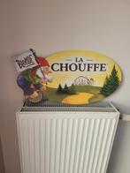 Metalen plaat van La chouffe, Verzamelen, Ophalen of Verzenden, Zo goed als nieuw
