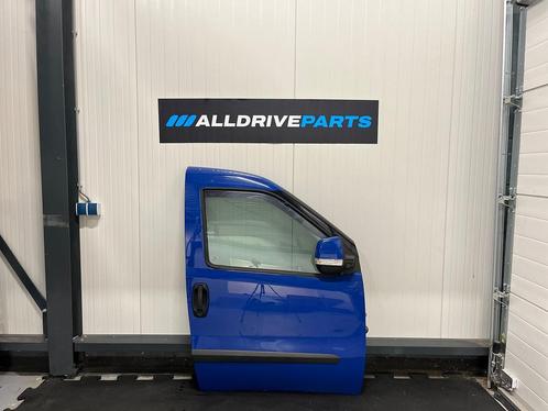 Opel Combo / Fiat Doblo Voorportier rechts blauw 95519731, Auto-onderdelen, Carrosserie, Deur, Voor, Rechts, Gebruikt, Ophalen of Verzenden
