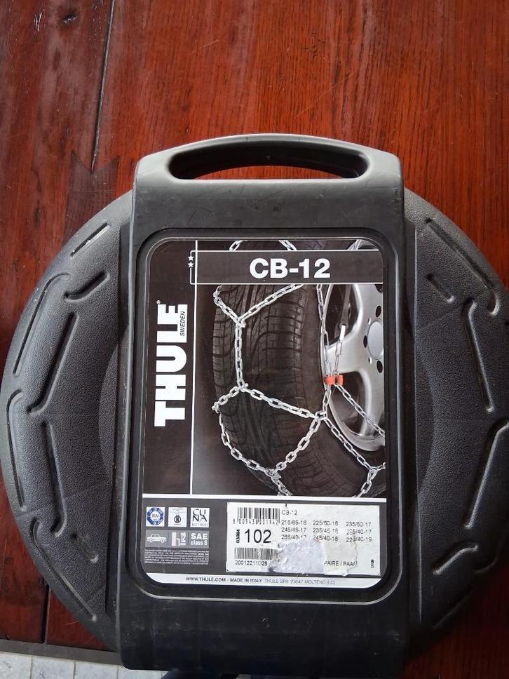 Chaînes à neige THULE /KÖNIG CB-12 102, Autos : Divers, Chaînes, Comme neuf, Enlèvement ou Envoi