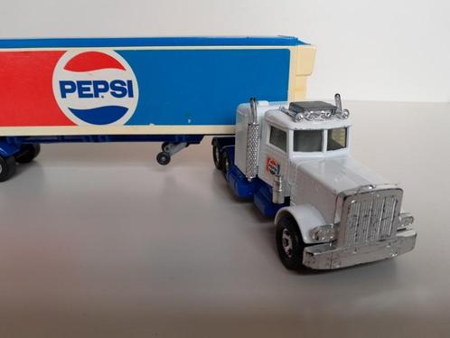 Vintage Matchbox Super Kings Peterbilt Truck Pepsi 1/50, Hobby en Vrije tijd, Modelauto's | 1:50, Gebruikt, Bus of Vrachtwagen