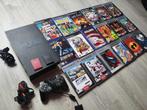 Console PS2 + 18 jeux, Consoles de jeu & Jeux vidéo, Consoles de jeu | Sony PlayStation 2, Noir, Avec 1 manette, Avec jeux, Utilisé