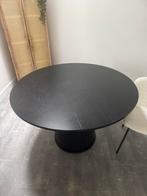 Ronde eettafel zwart, Huis en Inrichting, Tafels | Eettafels, Ophalen, Zo goed als nieuw