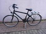 Zwarte herenfiets, Fietsen en Brommers, Fietsen | Heren | Herenfietsen, Ophalen, Gebruikt, Overige merken, Versnellingen