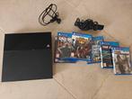 PS4 500GB met 5 games en PS4 camera, Games en Spelcomputers, Spelcomputers | Sony PlayStation 4, Ophalen, Met 2 controllers, Original