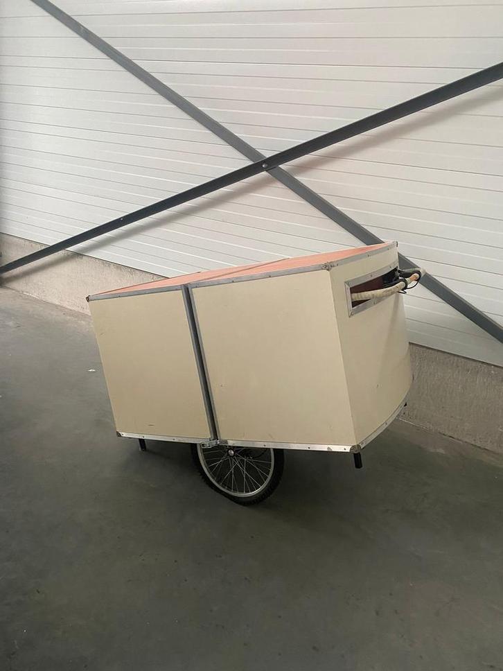 Unieke Multifunctionele Uitvouwbare Mobiele Fietskar, Fietsen en Brommers, Fietsaccessoires | Aanhangwagens en Karren, Gebruikt