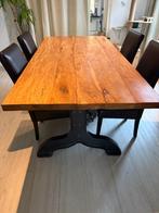 Eettafel industrieel, Huis en Inrichting, Tafels | Eettafels, Ophalen, Gebruikt, 100 tot 150 cm, 200 cm of meer