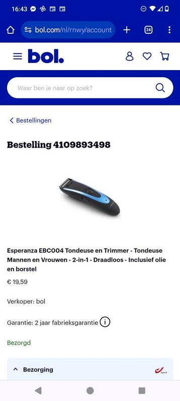 Nieuwe  2-in-1 Tondeuse en Trimmer