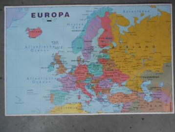 Papier Europa plan 62 x 40 cm, Enlèvement ou Envoi, Rectangulaire horizontal, A1 jusqu'à A3, Utilisé
