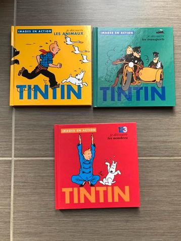 3 livres Tintin image en action neuf  beschikbaar voor biedingen