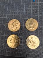 Lotje 4 Disneyland Parijs munten stitch simba mickey Marie, Ophalen of Verzenden, Overige figuren, Zo goed als nieuw, Overige typen