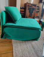 ikea söderhamn 1 zit met groene Bemz hoes velvet, Huis en Inrichting, Ophalen, Zo goed als nieuw